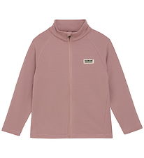 Color Kids Jacke m. Fleece - Stretch - Woodrose