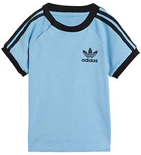 adidas Originals T-Shirt - 3S - Aschblau