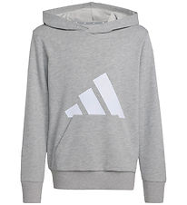 adidas Performance Kapuzenpullover - J BL FT HD 280 - Mgreyh/Whi