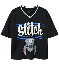 Name It T-Shirt - NkfAkuri - Stitch - Schwarz