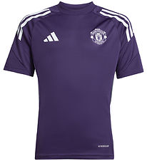 adidas Performance Fotbollströja - MUFC TR JSY Y - AURPLU/White/