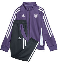 adidas Performance Träningsset - MUFC TK SUIT I - AURPLU/Black