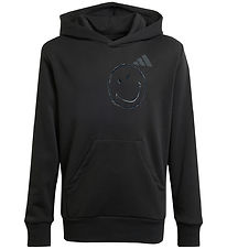 adidas Performance Kapuzenpullover - J SMI - Schwarz/Weiß