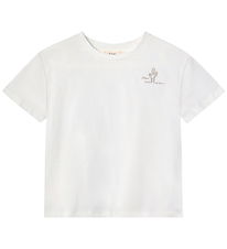 Fliink T-shirt - Summer Cactus - Cloud Dancer