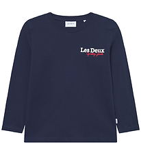 Les Deux Tröja - Tävling - Dark Marinblå Blue m. Logo