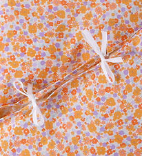 Nørgaard Madsens Bedding - Baby - Flower blossom I Orange/Purple
