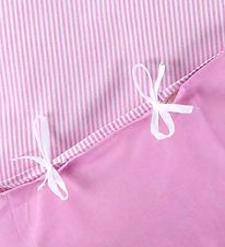 Nørgaard Madsens Bedding - Baby - White w. Pink Stripe