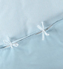 Nørgaard Madsens Bedding - Baby - White w. Blue Stripe