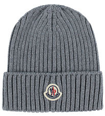 Moncler Beanie - Wool - Grey Melange
