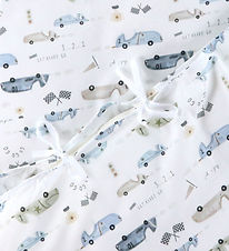 Nørgaard Madsens Bedding - Baby - White w. Old Cars