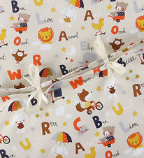 Nørgaard Madsens Bedding - Junior - Beige w. Alphabet