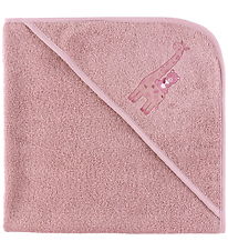 Nørgaard Madsens Hooded Towel - 75x75 cm - Dark Powder w. Giraff