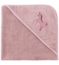Nørgaard Madsens Hooded Towel - 75x75 cm - Dark Powder w. Unicor