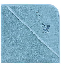 Nørgaard Madsens Hooded Towel - 75x75 cm - Blue Shadow w. Flying