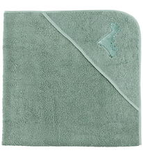Nørgaard Madsens Hooded Towel - 100x100 cm - Dusty Green w. Swee