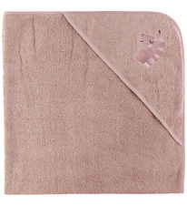Nørgaard Madsens Hooded Towel - 100x100 cm - Mauve w. Unicorn