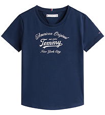 T-Shirt Tommy Hilfiger - Tommy Script - Dark Nuit Marine