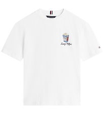 T-Shirt Tommy Hilfiger - Photo Imprimé - White