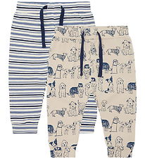 Hust and Claire Trousers - Gore Dogs - 2-Pack - Cement/Stripes