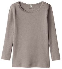 Name It Blouse - Noos - Rib - NmfKab - Satellite Melange