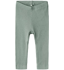 Name It Leggings - Noos - Rib - NbnKab - Slate Grau