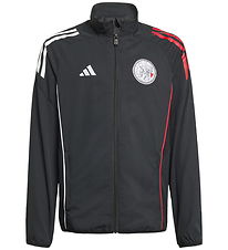 adidas Performance Cardigan - AJAX PRE JKTY - Black/White/BOLRED