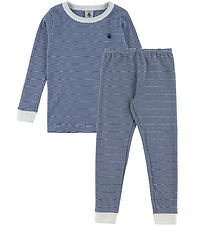 Petit Bateau Pyjama Set - 2 Parts - Olympic/Marshmallow