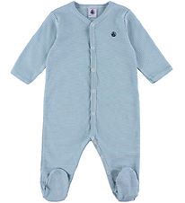 Petit Bateau Nightsuit - Adriatic/Marshmallow