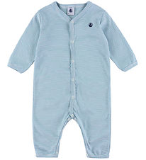 Petit Bateau Nightsuit - Adriatic/Marshmallow