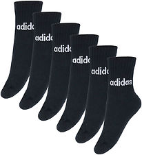 adidas Performance Socks - C Lin Crew - 6-Pack - Black