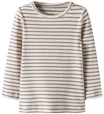Name It Blouse - Rib - Noos - NmnBani - Elderberry