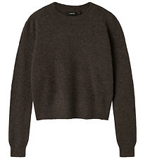 LMTD Bluse - Strick - Noos - NlfOdet - Chocolate Brown