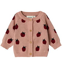 Lil' Atelier Cardigan - Strick - NbfLulio - Misty Rose