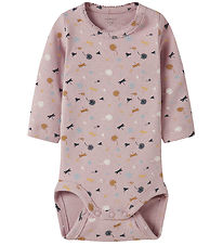 Name It Bodysuit l/s - NbfKoral - Burnished Lilac