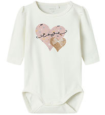 Name It Bodysuit l/s - NbfKinin - Cloud Dancer