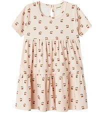 Lil' Atelier Dress - NmfLavo - Silver Peony