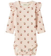 Lil' Atelier Bodysuit l/s - NbfLavo - Silver Peony