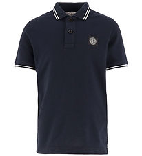 Stone Island Polo - Marinblå Blue