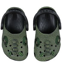 Crocs Sandalar - Classic+ Ég er með Scary Dino - Svart/Grænt