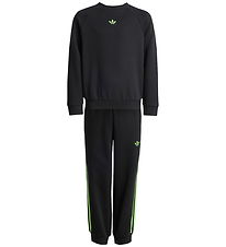 adidas Originals Sweat Set - Crew - Black/Sign no.