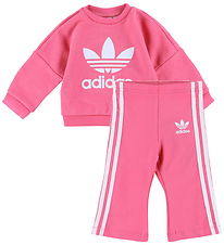 adidas Originals Sweat Set - Loose Crew Set - Pnkfus