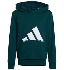 adidas Performance Kapuzenpullover - J BL FT HD - Aurivy/White