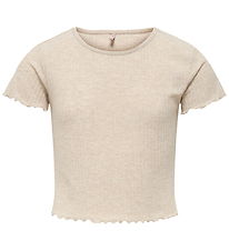 Kids Only T-Shirt - KogNella - Puimsteen Stone/Melange