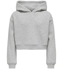 Kids Only Hoodie - KogSweat - Light Grey Melange