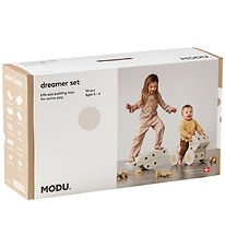 MODU Dreamer Set - 34 Teile - 70x40x20 cm - Sand Grey/Honey Gelb