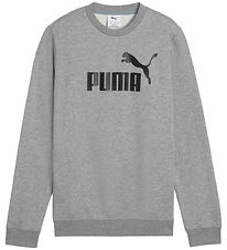Puma Sweatshirt - ESS No. 1 Logo Crew - Grey