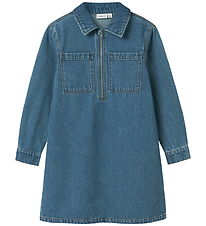 Name It Dress - Denim - NkfAstrid - Medium+ Blue Denim