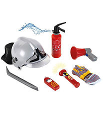 Klein Firefighter Set - Light and Water Spray - 7 pcs - Red