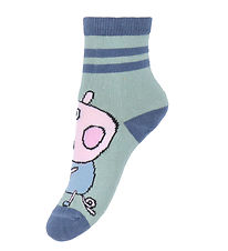 Name It Socks - NmmAdinis - Peppa Pig - Bering Sea/Lily Pad
