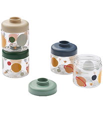Liewood Snackbox - 100 mL - 4-Pack - Universe/Classic Navy
